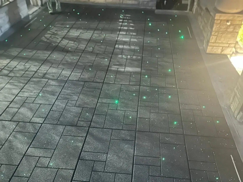 interlocking on the ground